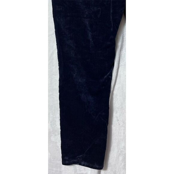 Chico’s Jeggings Blue Velvet  Size 3 (L 16) Stretch Fit Casual Fall Leggings - Picture 7 of 12